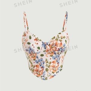 MOD Floral Print Cami Top